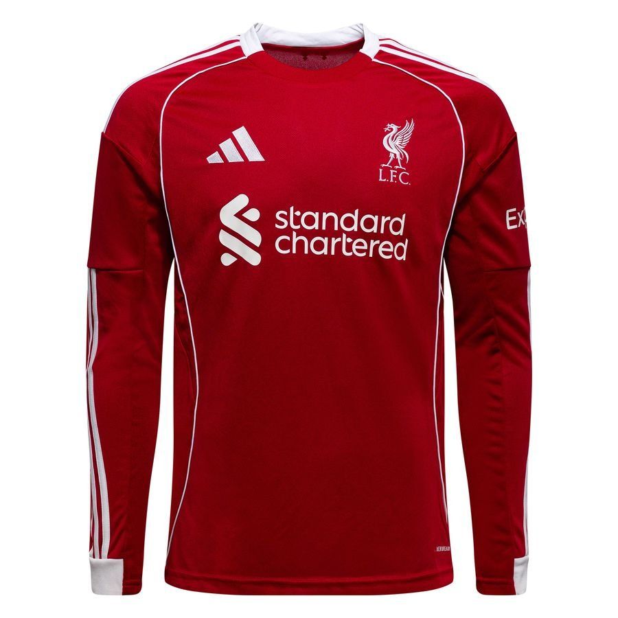 Liverpool Home Shirt 2025/26 Champions League Long Sleeves M.SALAH 11 - Men's-SoccerKits Hub | Buy Soccer Jerseys Online